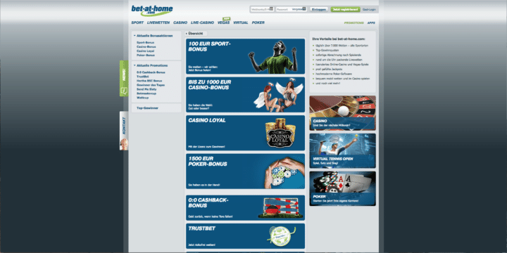 Bet at Home Aktionen Bet at Home Aktionen