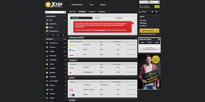 Zahlungsarten XTip