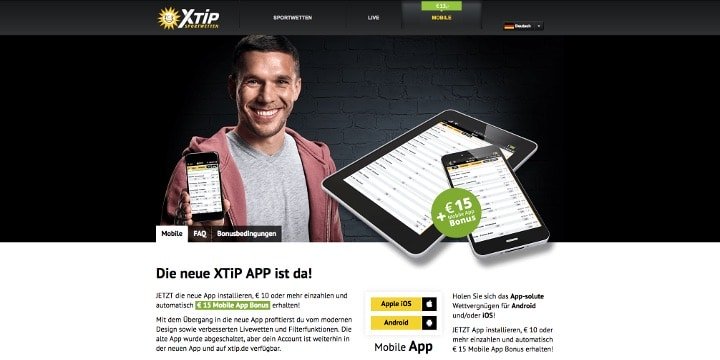 XTip Sportwetten App