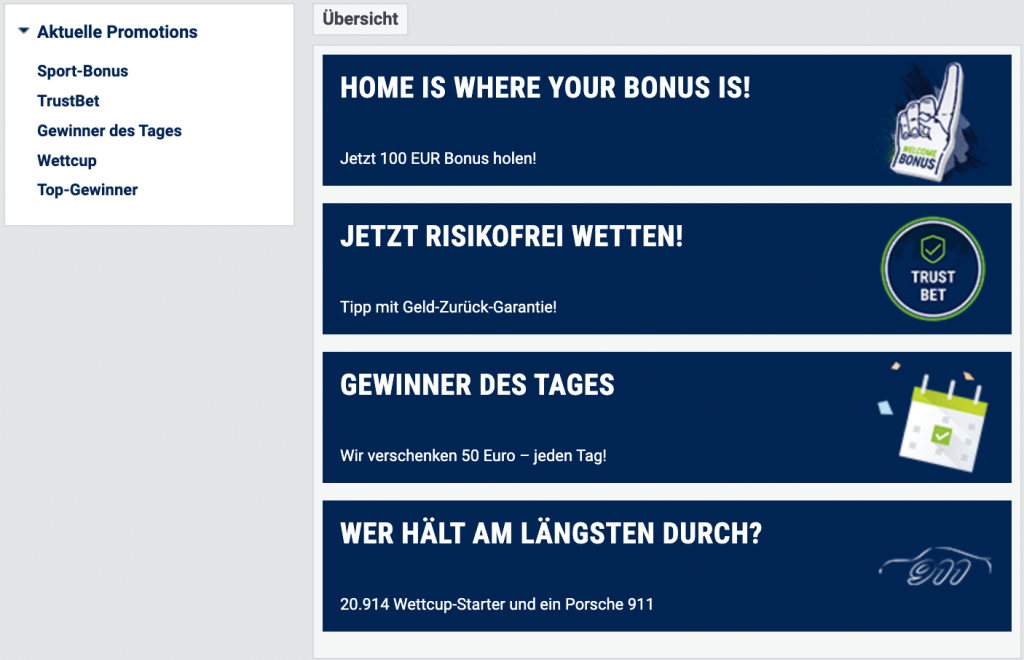 Bet at Home Promotionen