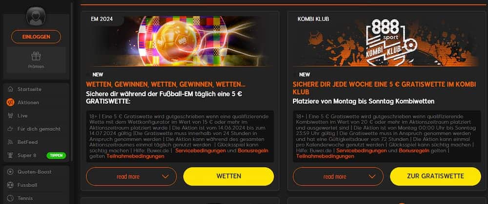 Trustly Sportwetten Bonus